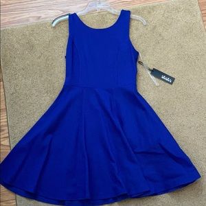 Blue Lulus Dress with Pockets